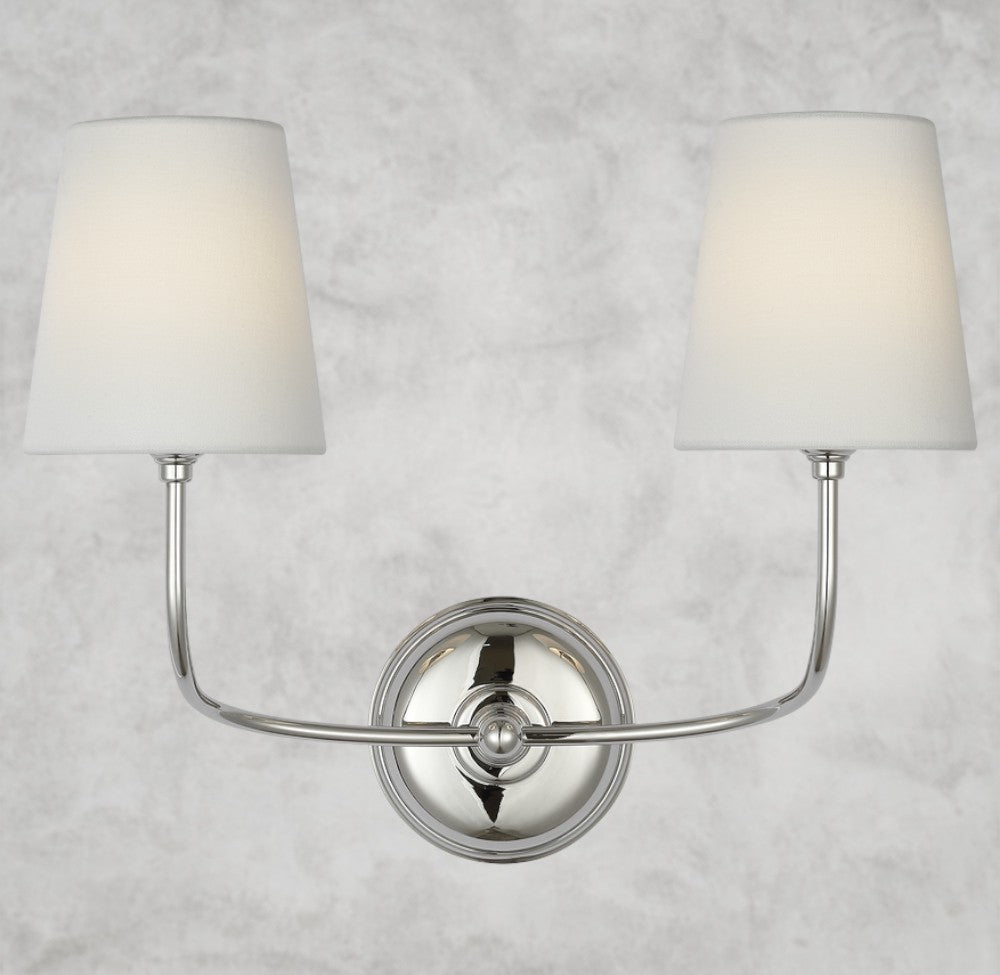 Vendome 16" Cordless Double Sconce